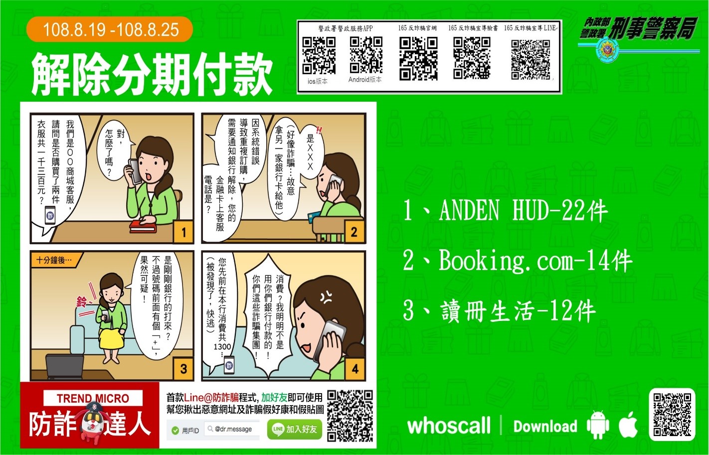 108/8/19-108/8/25民眾通報高風險賣場(平臺)圖片